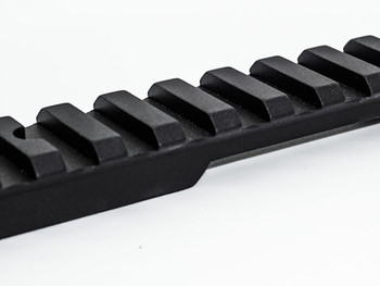 Talley P00252412 Picatinny Rail Picatinny Black Anodized Aluminum Fits Browning T-Bolt 0 MOA