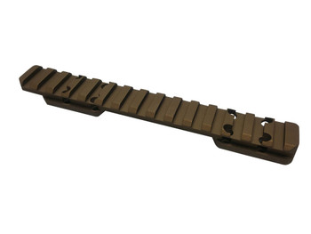 Talley P00SB735 Browning X-Bolt Smoked Bronze Picatinny Rail Short Action 0 MOA