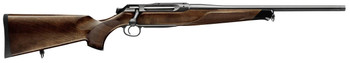 Sauer 80117099 505 Lux Full Size 300 Win Mag 3+1 24" Matte Blued Threaded Barrel, Matte Blued Saddle Mount Steel Receiver, Grade 2 Wood Fixed Stock UPC: 810496024882