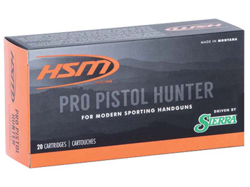 HSM 460SW5N Pro Pistol 460 S&W Mag 300 gr Jacketed Soft Point 20 Per Box/ 25 Case