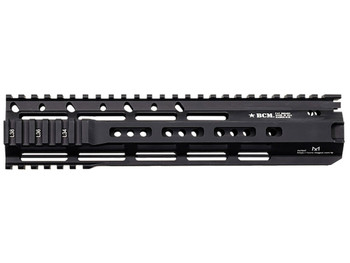 BCM RAIDERM10556BL RAIDER-M13 Rail Black Anodized 10.00" M-LOK Free-Floating Style Made of Aluminum for AR-Platform