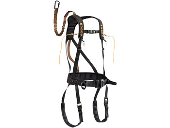 Muddy MUD-MSH400-XL The Safeguard Safety Harness Lightweight Padded Nylon, Max Waist 44", 230-300 lbs. Capacity, Cam Leg Buckles