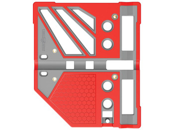 Real Avid AVMBBPRO Master Bench Block Pro Gray/Red Durable Resin Compatible w/ Pistols/Long Guns