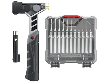Real Avid AVAMHAPS Master Hammer and Accu-Punch Pin Punch Set Black/Silver Steel Universal Firearm 11 Pieces