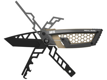 Real Avid AVGTEAR Gun Tool Edge AR-15 Stainless Steel AR-Platform 2.60" Tanto