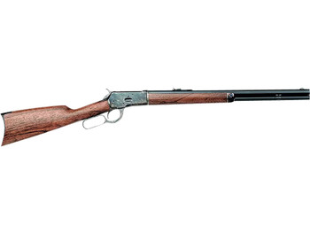 Cimarron AS611 1892 Cogburn Carbine 45 Colt (LC) 10+1 20" Blued Octagon Barrel, Color Case Hardened Receiver, Walnut Furniture
