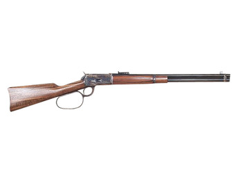 Cimarron AS067 1892 Cogburn Carbine 45 Colt (Long Colt) 10+1 20" Blued Round Barrel, Color Case Hardened Stainless Steel Receiver, Walnut Fixed Stock, Right Hand