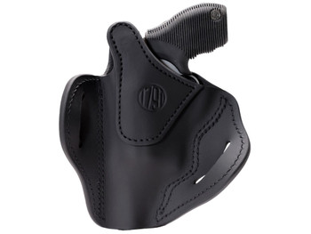 1791 Gunleather RVHX3SBLR RVHX-3 OWB Size 03 Stealth Black Leather Belt Slide Right Hand