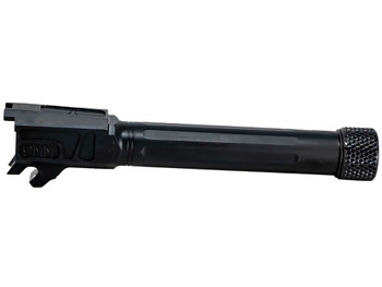 Faxon Firearms 365B910NFSOQT Match Series 9mm Luger Fluted Threaded Black Nitride Stainless Steel, Fits Sig P365