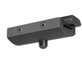 Yankee Hill 638 Bipod Adaptor Black Aluminum, Picatinny Attachment for Harris Style Bipods