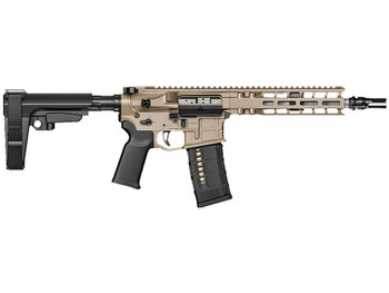 Radian Weapons R0504 Model 1 Pistol 300 Blackout 30+1 9", FDE Billet Rec/M-Lok Handguard, Smooth Buffer Tube (No Brace), Magpul Grip, Ambi Controls, Dead Air QD Flash Hider, Adj. Trigger
