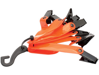 HME OTM-3 Trail Marking Orange Vinyl 3" Includes Heavy Duty Metal Clip 10 Pack