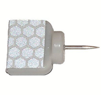 HME REFLECTIVE WING TACK 25PK WHT UPC: 830636004178