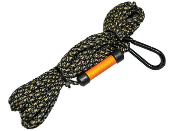 HME TMHR Hoist Rope Maxx Black Carabiner 25' Long