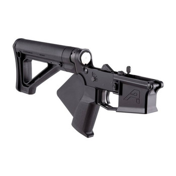 FEATURELESS COMPLETE LOWER W/ MAGPUL FIXED CAR STOCK BLK UPC: 840014607815