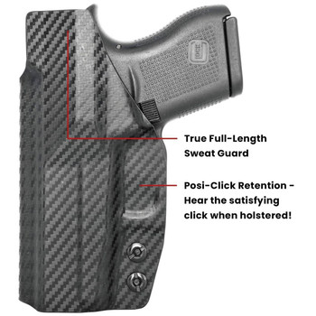Rounded Gear SFAHELLCATPROCFRHVAR Kydex  IWB Black Kydex Fits Springfield Hellcat Pro Belt Clip Right Hand UPC: 840111325704