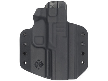 C&G Holsters 1696100 Covert OWB Black Kydex Belt Loop Fits FN 509/T Right Hand