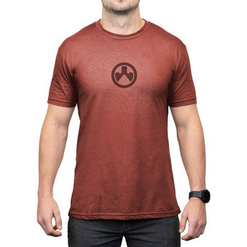 ICON LOGO CVC T-SHIRT XL REDROCK HEATHER UPC: 840815135647