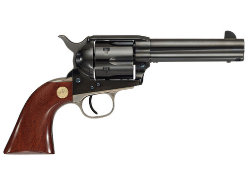 Cimarron MP400B1401 Pistoleer 357 Mag 6 Shot 4.75" Blued Rifled Steel Barrel & Cylinder, Blued Steel Frame w/Nickel Backstrap & Triggerguard, Walnut Grip, Exposed Hammer