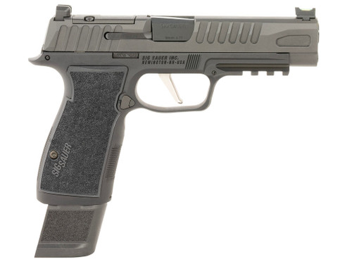 Sig Sauer 365AXGF9BFO P365 Fuse Compact Frame 9mm Luger 17+1 4.30" Black Carbon Steel Barrel, Black Nitron Optic Ready/Serrated Stainless Steel & Frame w/Beavertail & Picatinny Rail, Black AXG Grip