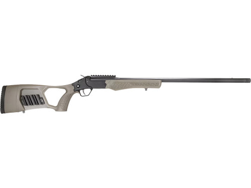 Rossi SSP20TKY Tuffy Turkey 20 Gauge 1rd 26" Alloy Steel Barrel & Receiver w/Matte Black Finish, Synthetic OD Green Fixed Thumbhole Stock w/Shell Holder, Ambidextrous (Youth)