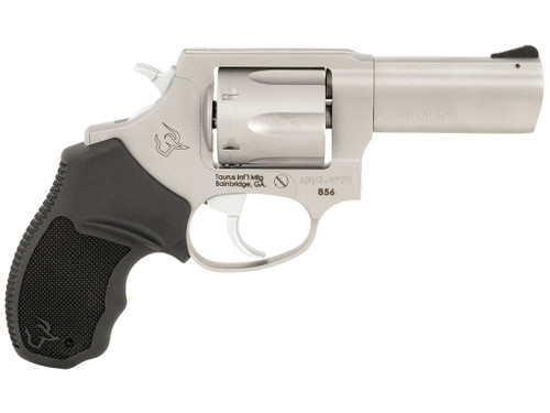 Taurus 2-856P39 856 T.O.R.O. Small 38 Special +P 6 Shot 3" Matte Stainless Steel Barrel, Cylinder & Frame, Black Rubber Grip, Transfer Bar Safety, Exposed Hammer