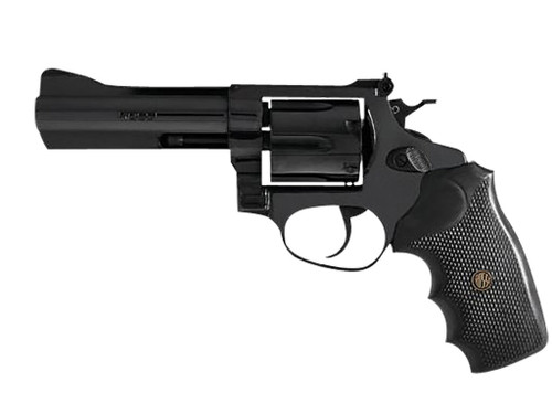Rossi 2-RM661 RM66 Medium Frame 38 Special +P/357 Mag 6 Shot, 6" Black Stainless Steel Barrel, Cylinder & Frame, Black Textured Rubber Grip, Hammer Block Safety, Exposed Hammer