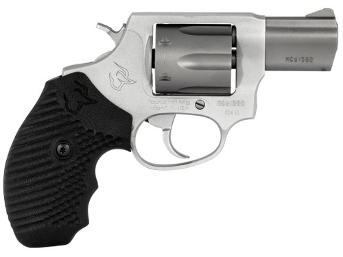 Taurus 2-856029ULVZ06 856 Ultra-Lite Small 38 Special +P 6 Shot 2" Matte Stainless Alloy Steel Barrel & Cylinder, Matte Stainless Aluminum Frame, Black Operator II Grip, Exposed Hammer