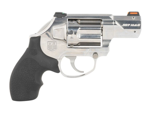 Diamondback DB0700S702 SDR Small 357 Mag/38 Special +P 6 Shot 2" Stainless Steel Barrel, Cylinder & Frame, Black Hogue Rubber Grip, Concealed Hammer