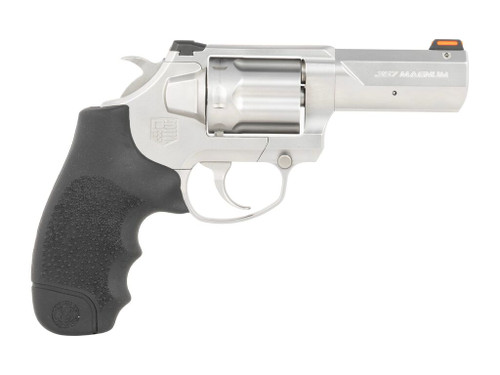 Diamondback DB0700S713 SDR DA/SA 357 Mag/38 Special +P 6 Shot 3" Glass Bead Stainless Steel Barrel, Cylinder & Frame, Black Hogue Rubber Grip, Exposed Hammer