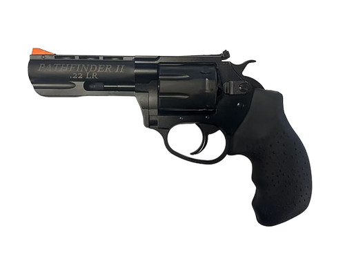 Charter Arms 12335 Pathfinder II Small Frame 22 Mag 8 Shot 3.50" Black Passivate Steel Barrel & Cylinder, Black Passivate Aluminum Frame, Black Rubber Grip, Exposed Hammer