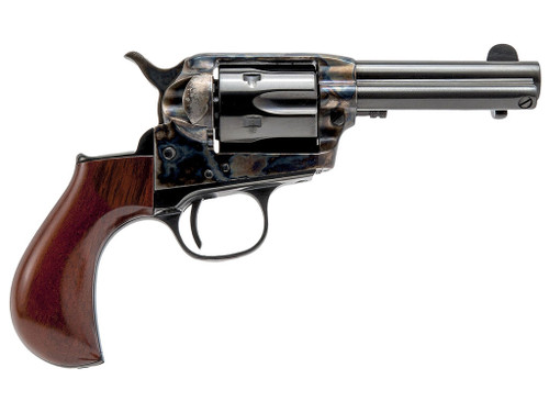 Cimarron CA980DC Lightning Dual Cylinder 9mm Luger 38 Special 6 Shot 3.50" Blued Steel Barrel, Blued Cylinder, Color Case Hardened Steel Frame, Wood Grip