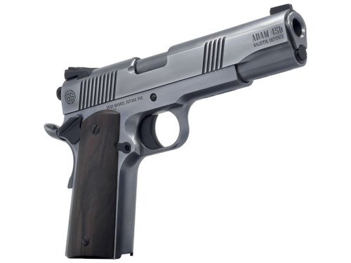 Dickinson LLC DKSN45LB Adam 1911 Lead Full Size 45 ACP 8+1 5" Stainless Barrel, Steel B Serrations Slide, Steel Frame w/Beavertail