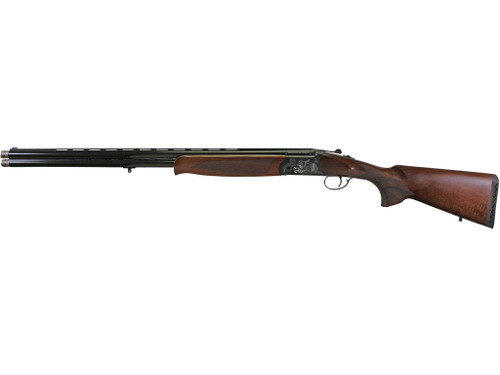 Iver Johnson Arms IJ60020 IJ600 20 Gauge Break Open 3" 2rd 28" Over/Under Vent Rib Barrel, Matte Black Chromed w/Engraving Steel Receiver, Fixed Walnut Checkered Wood Stock & Forend