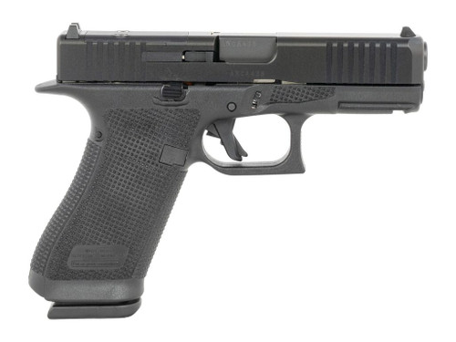 Glock U64550201 G45 Gen6 Crossover Frame 9mm Luger 10+1 4.02" Black GMB Barrel, Black nDLC Steel Optic Ready/Serrated Slide, Black Polymer Frame w/Accessory Rail, Interchangeable Backstrap Grip, Ambid