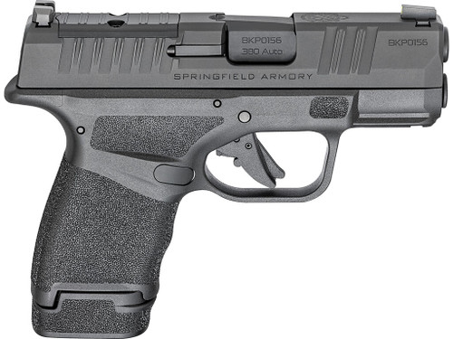 Springfield Armory HC931380BOSP Hellcat OSP Micro Compact 380 ACP 13+1 3" Black Melonite Steel Barrel & Optic Ready/Serrated Slide, Black Polymer Frame w/Accessory Rail, Adaptive Texture Grip