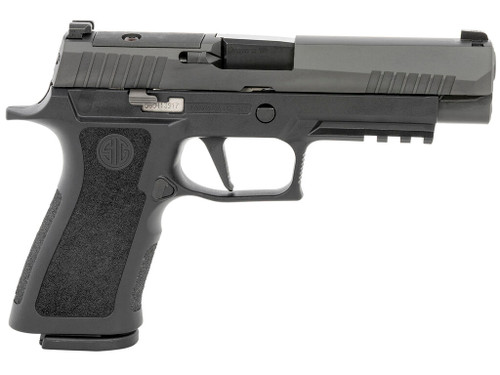 Sig Sauer 320XF9BXR3PR2 P320 XFull 9mm Luger 17+1 4.70" Carbon Steel Barrel, Black Nitron Optic Ready/Serrated SS Slide, Black Stainless Steel Frame w/Picatinny Rail, Black XCarry Medium Polymer Grips