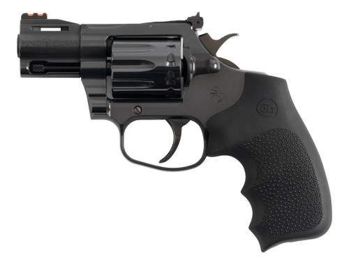 Colt Mfg KCOBRA22-BP2RFO King Cobra Target 22 LR 10rd Shot 2" Blued Vent Rib Barrel, Blued Carbon Steel Cylinder & Frame, Black Hogue Overmolded Grip, Exposed Hammer