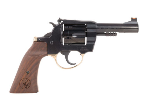Henry H017GDMA Big Boy Deadeye 357 Mag/38 Special 6 Shot 4" Blued Round Barrel, Blued Cylinder, Blued Polished Steel Frame, American Walnut Gunfighter Grip, Transfer Bar Safety, Exposed Hammer