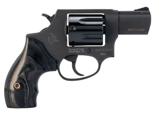 Taurus 2-85623 856 Small 38 Special +P 6 Shot 2" Black Stainless Steel Barrel, Cylinder & Frame, Transfer Bar Safety, Exposed Hammer