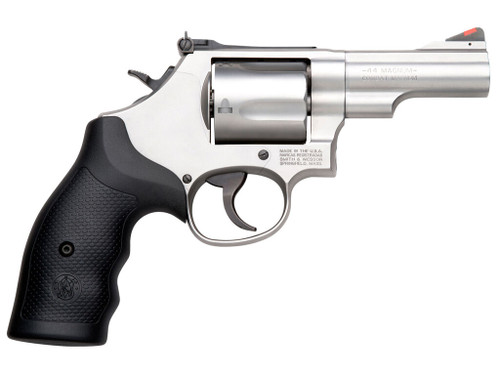 Smith & Wesson 10064 Model 69 Combat Magnum 44 Rem Mag Stainless Steel 2.75" Barrel, 5rd Cylinder & L-Frame, Full Length Extractor Rod, Internal Lock
