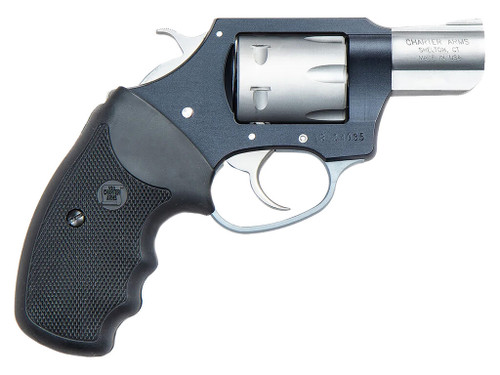 Charter Arms 52370 Pathfinder Lite Small 22 WMR, 8 Shot 2" Matte Stainless Steel Barrel & Cylinder, Aircraft Aluminum Frame w/Black Finger Grooved Rubber Grip, Exposed Hammer