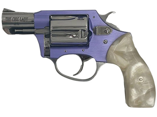 Charter Arms 53849 Undercover Lite Chic Lady Small 38 Special 5rd 2" Stainless High Polished & Cylinder, Lavender Aluminum Frame, Pearl Grip, Exposed Hammer