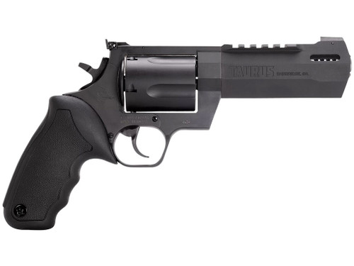 Taurus 2460051RH Raging Hunter 460 S&W Mag 5rd 5.12" Matte Black Barrel Matte Black Oxide Steel Cylinder & Frame Black Rubber with Integrated Cushion Insert Grip