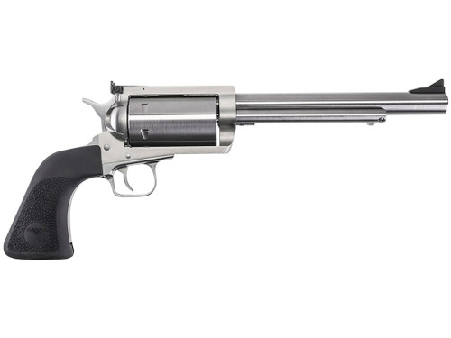 Magnum Research BFR303076 BFR Extra Large 30-30 Win 6 Shot 7.50" Brushed Rifled Steel Barrel & Cylinder, Stainless Steel Frame, Black Hogue Rubber Grip, Exposed Hammer