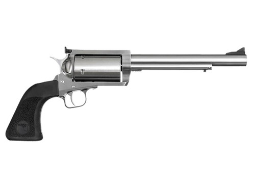 Magnum Research BFR350L7 BFR 350 Legend 6 Shot 7.50" Brushed Stainless Steel Barrel, Stainless Cylinder, Brushed Stainless Steel Frame, Black Rubber Grips, Exposed Hammer