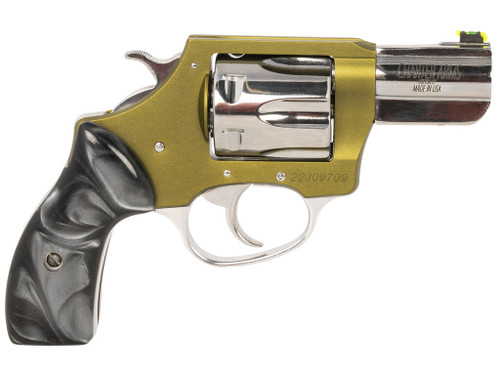 Charter Arms 53624 Undercover II Large 38 Special, 6 Shot 2.20" High Polished Stainless Steel Barrel & Cylinder, OD Green Anodized Aluminum Frame, Black Pearlite Grip, Exposed Hammer