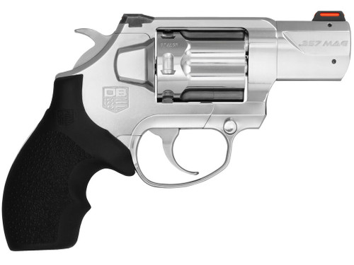 Diamondback DB0700S701 SDR 357 Mag 6rd 2" Polished Stainless Steel Target Crown Barrel, Polished Stainless Steel Cylinder, Stainless Steel Frame, Black Rubber Grip