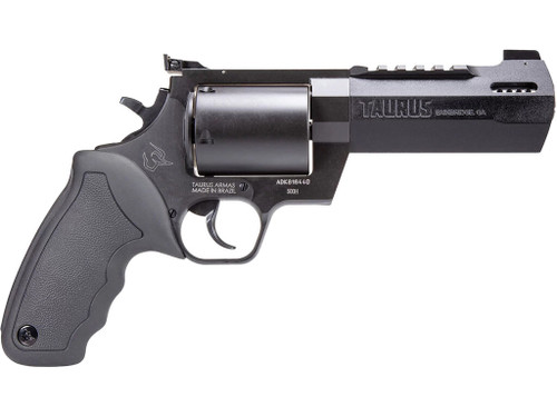 Taurus 2500051RH Raging Hunter Large Frame 500 S&W Mag 5rd 5.12" Black Ported/Target Crown Barrel, Matte Black Oxide Cylinder, Black Steel Frame, Black Rubber Grip