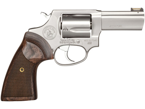 Taurus 2-605EX39 605 Executive Grade 357 Mag/38 Special +P 5 Shot 3" Polished Stainless Steel Barrel, Cylinder & Frame, Brass Rod Front/Fixed Rear Sights, Altamont Wood Grip, Includes Nanuk Case